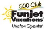 Awarded Funjet 500 with Funjet Vacations